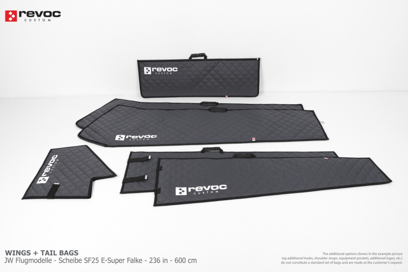 JW Flugmodelle - Scheibe SF25 E-Super Falke - 236 in - 600 cm