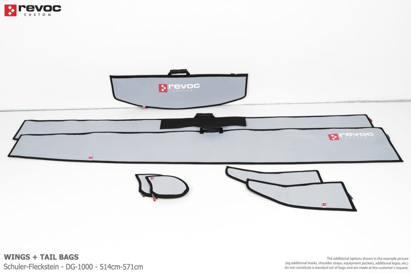GliderX / Schuler-Fleckstein - DG-1000 - 202 in / 225 in - 514 cm / 571 cm