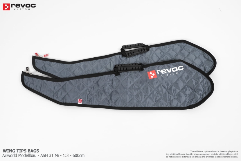 Airworld Modellbau - ASH 31 Mi - 1:3 - 236 in - 600 cm - wing tips - grey - SALE